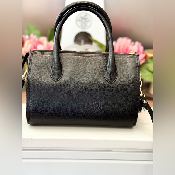 Valentino Garavani Black Leather Boston Bag - Picture 6 of 12
